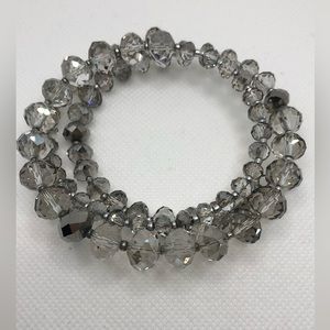 Clear Bead Wrap Bracelet